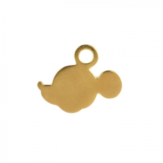 Gilt Silhouette Pendant