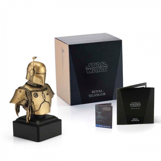 Limited Edition Gilt Boba Fett Bust
