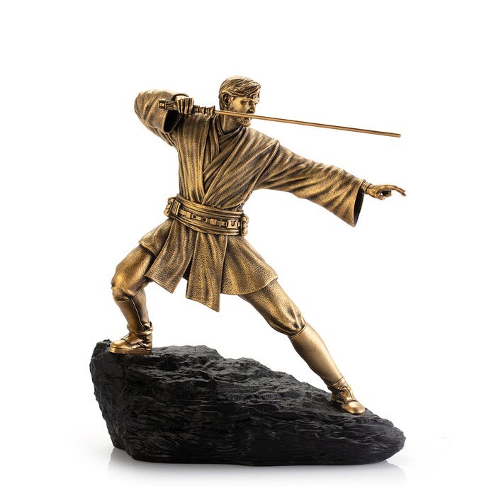  STAR WARS Limited Edition Gilt Obi-Wan Figurine