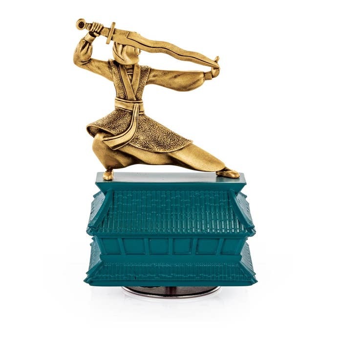 Limited Edition Gilt Mulan Music Carousel