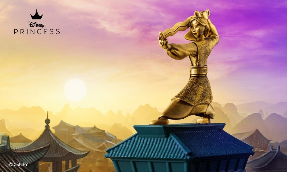 Limited Edition Gilt Mulan Music Carousel