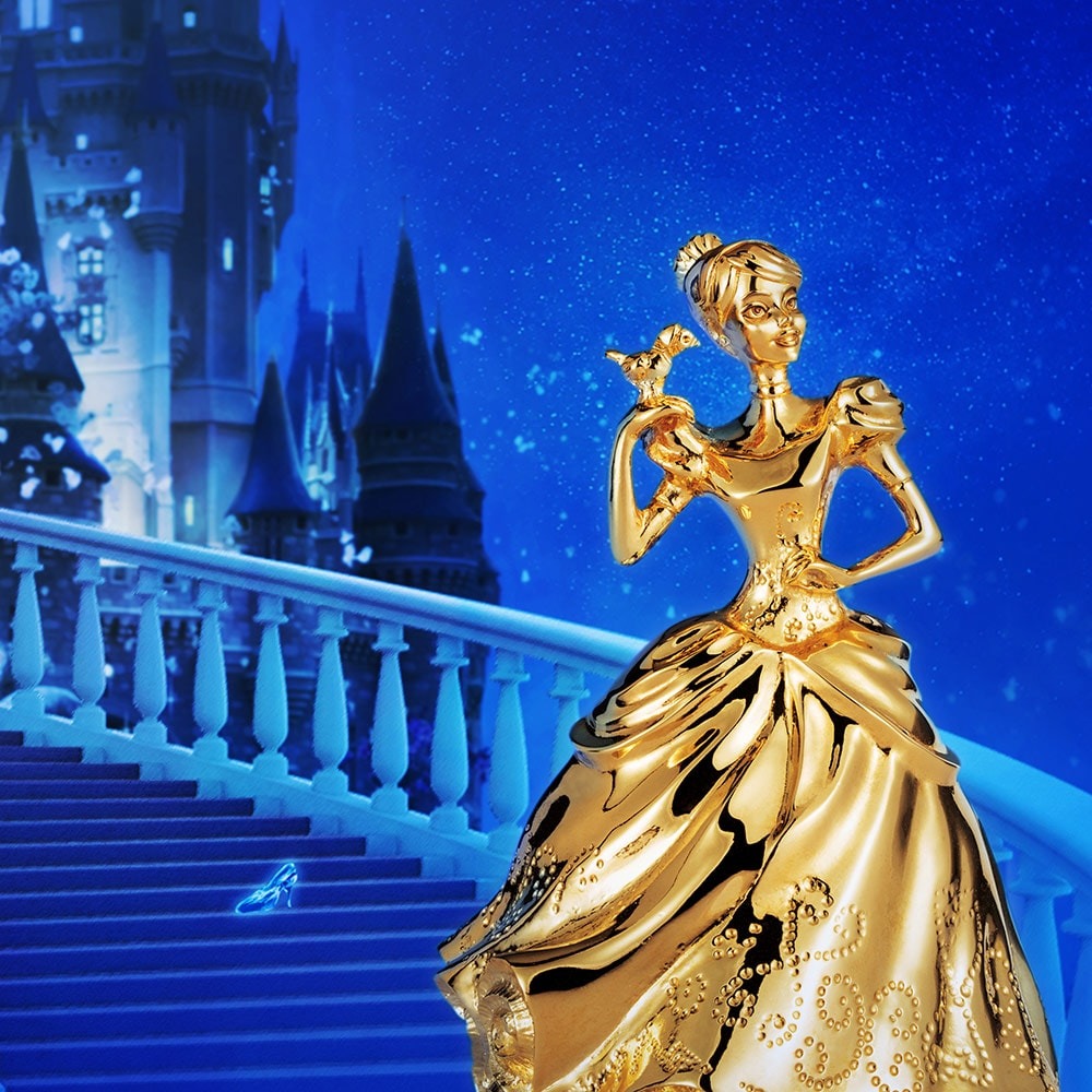 Limited Edition Gilt Cinderella Music Carousel